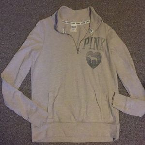 Victoria’s Secret PINK half zip sweatshirt